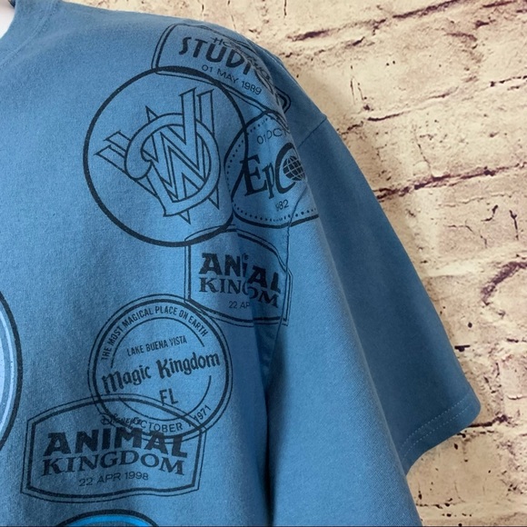 Disney Parks Blue Hollywood Studios Multi Theme Crew Neck Park Tee - Picture 9 of 11